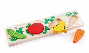 Доска-вкладыш - Овощи (Томик, 372-2 ТОМИКsim)